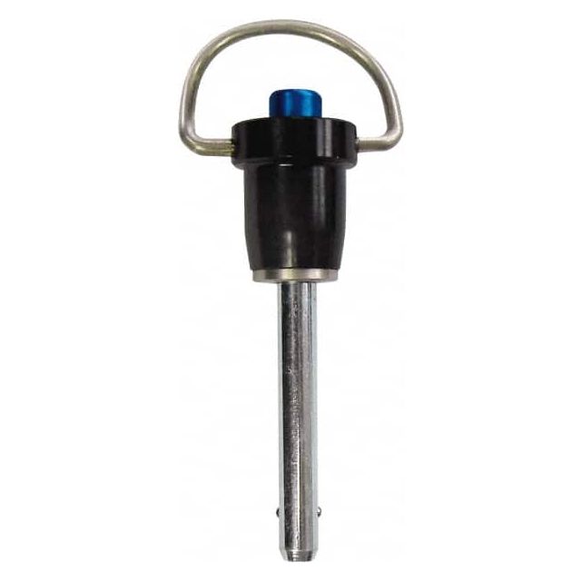 Push-Button Quick-Release Pin: Button Handle, 1/4
