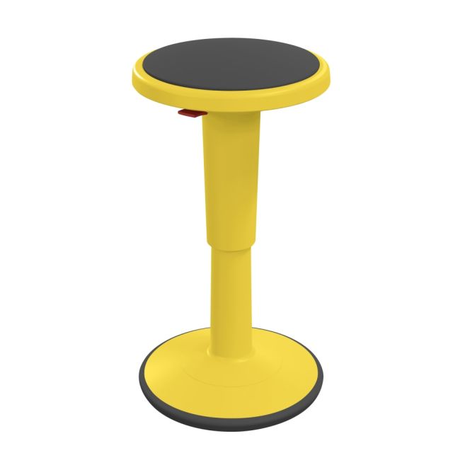 Hierarchy Height-Adjustable Grow Stool, 18inH, Yellow MPN:50960-YELLOW