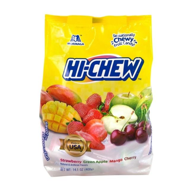 Hi-Chew Chewy Fruit Candy, Assorted Flavors, 14 Oz, Pack Of 3 (Min Order Qty 2) MPN:209-02502