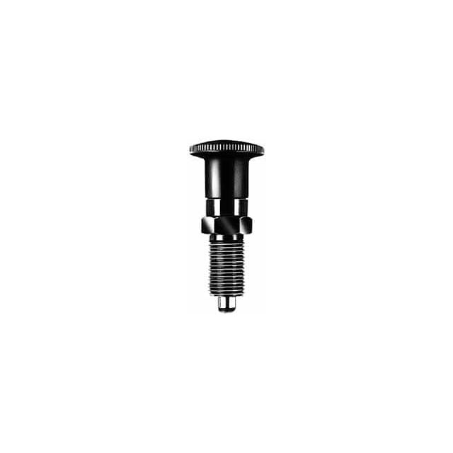 M12x1.5, 17mm Thread Length, 6mm Plunger Diam, Lockout Knob Handle Indexing Plunger 3006D