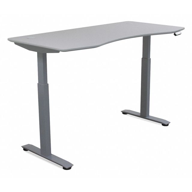 Adjustable Desk 60 W 30 D Gray Top SDD60G Art & Drafting Tables