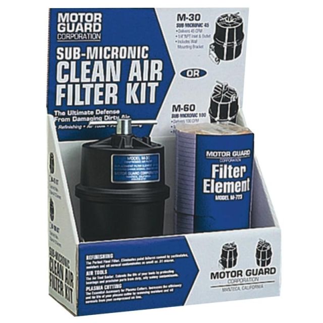 Compressed Air Filter Kit, 2 Elements/Mounting Hardware, 1/4(NPT), Sub-Micronic MPN:M-26-KIT