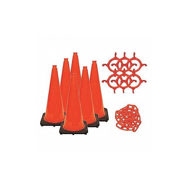 Traffic Cone Kit Orange Gloss MPN:93213-6