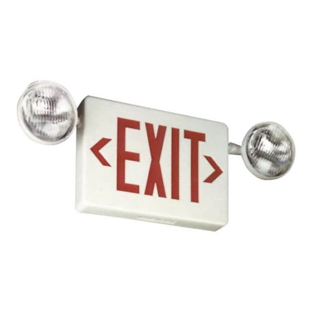 1 & 2 Face Remote & Side Mount LED Combination Exit Signs MPN:EPX-1/2C-2-WWR