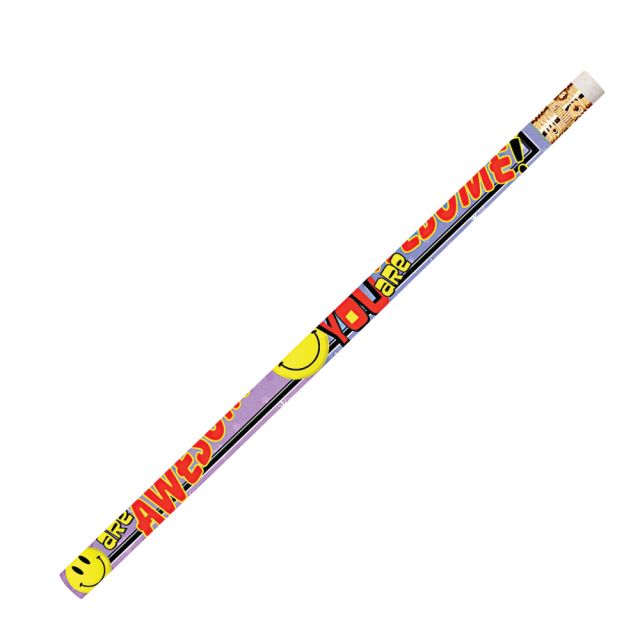 Musgrave Pencil Co. Motivational Pencils, 2.11 mm, #2 Lead, You Are Awesome, Multicolor, Pack Of 144 MPN:MUS2473D-12