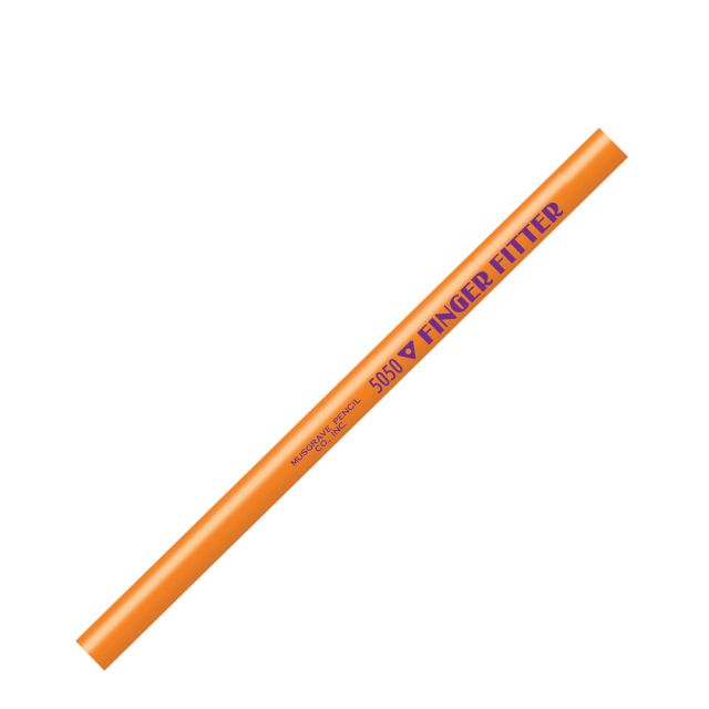 Musgrave Pencil Co. Finger Fitter Pencils, 2.11 mm, #2 Medium Soft Lead, Orange/Yellow, Pack Of 72 (Min Order Qty 2) MPN:MUS5050BN