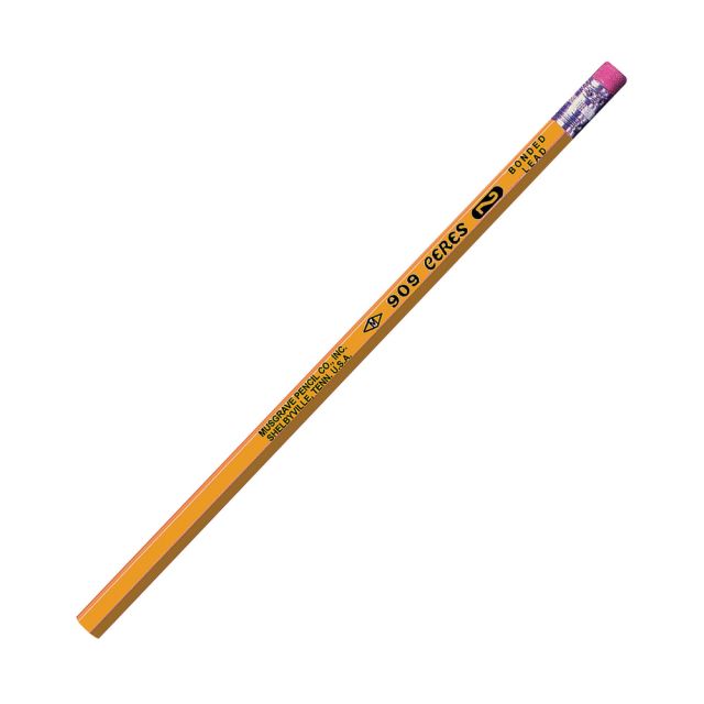 Musgrave Pencil Co. Ceres Pencils, 2.11 mm, #2 Lead, Yellow, Pack Of 72 (Min Order Qty 3) MPN:MUS909BN