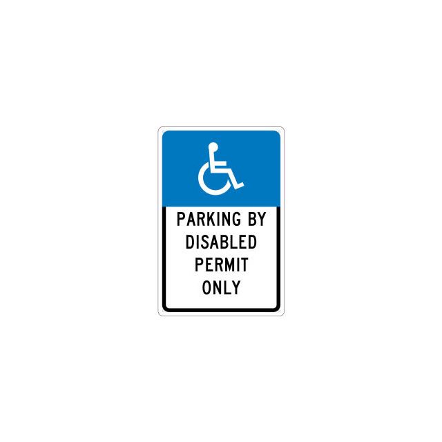 NMC TMS312G Traffic Sign Reserved Parking Permit Florida 18