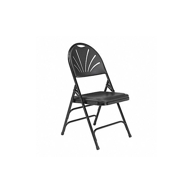 Folding Chair Plastic Black PK4 MPN:1110