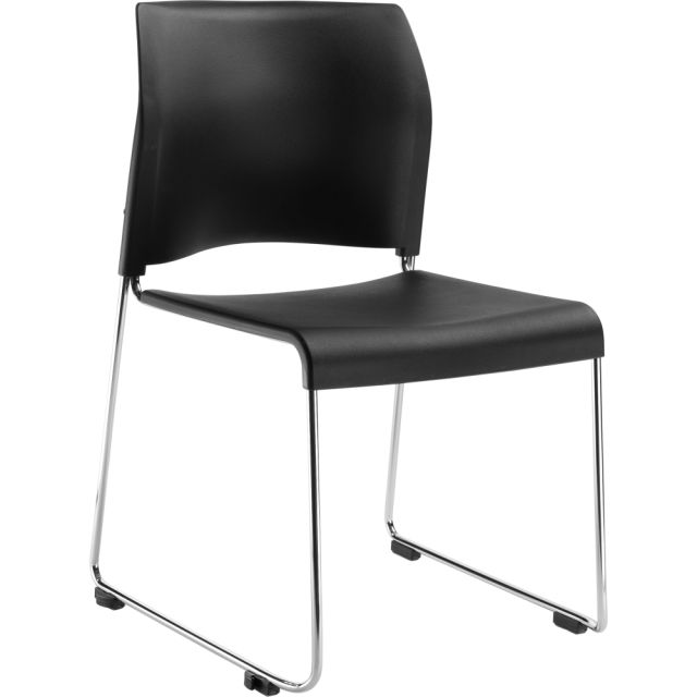 National Public Seating 8800 Cafetorium Chair, Black/Chrome MPN:8810-11-10
