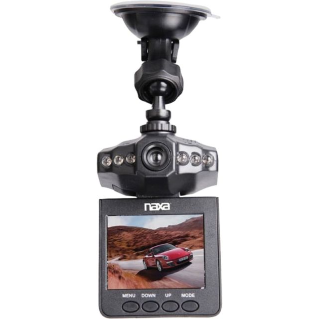 Naxa NCV-6001 Digital Camcorder - 2.5in LCD Screen - HD - 16:9 - AVI - HDMI - microSD - Memory Card - Dashboard Mount (Min Order Qty 3) MPN:NCV-6001