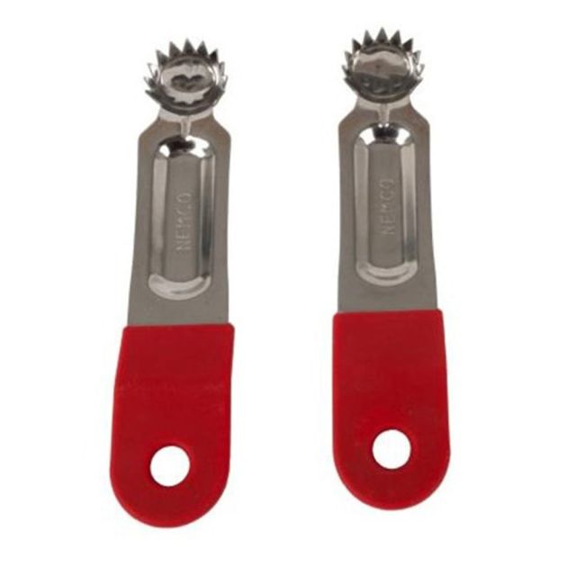 Nemco Easy Scooper Tomato Stem Removers, Silver, Pack Of 2 Tools (Min Order Qty 6) MPN:55874-2