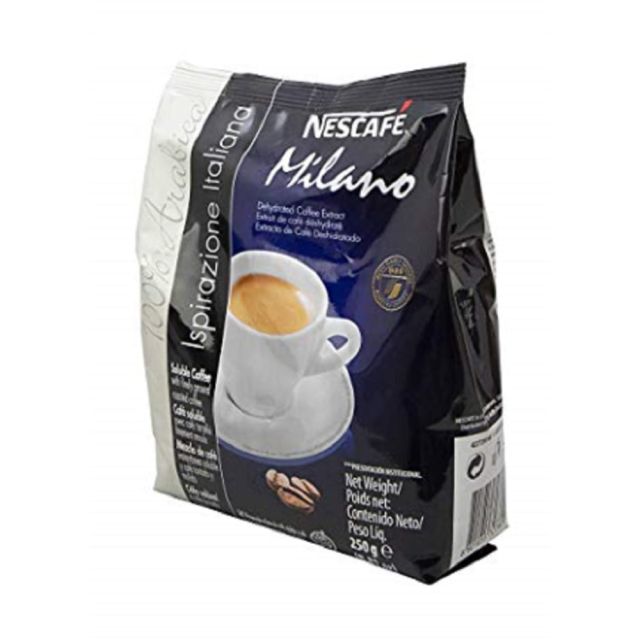 NESCAFE Soluble Espresso Roast Coffee with Finely Ground Roasted Coffee
