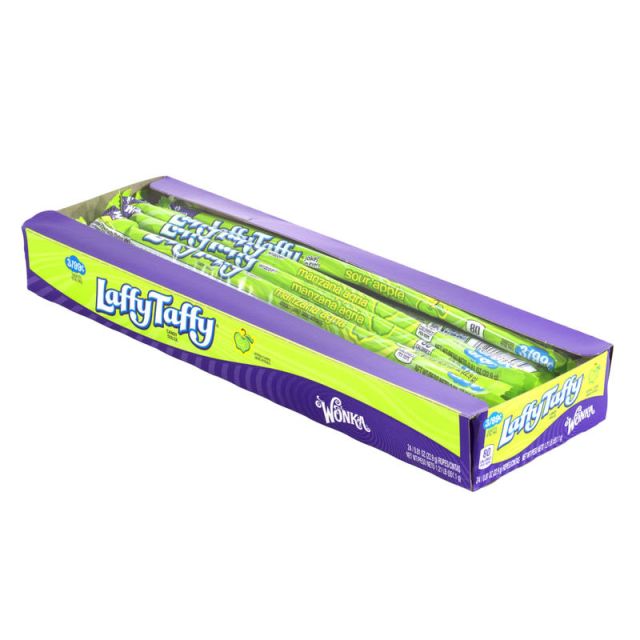 Laffy Taffy Ropes, Sour Apple, Tray Of 24 (Min Order Qty 3) MPN:209-00068