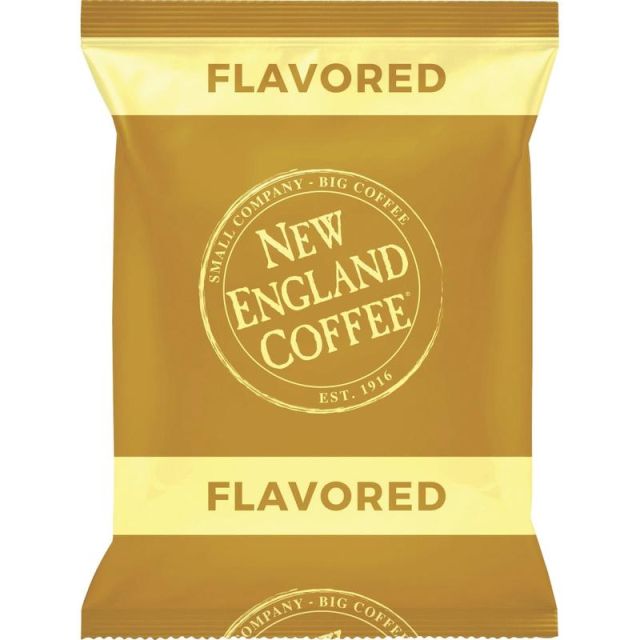 New England Coffee Single-Serve Coffee Packets, French Vanilla, Carton Of 24 (Min Order Qty 2) MPN:026500