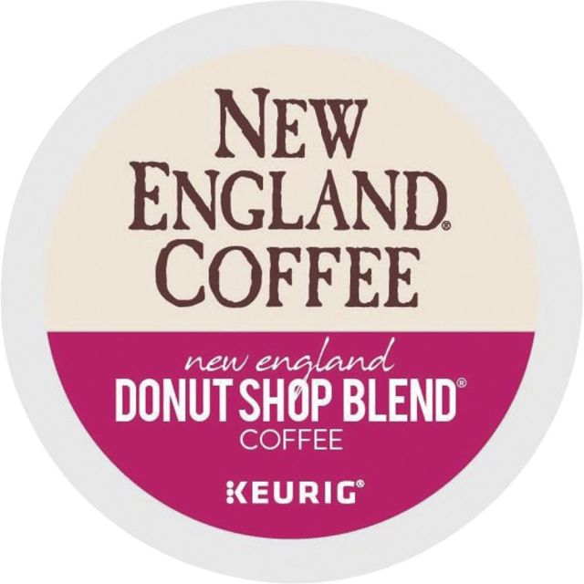 New England Coffee Single-Serve K-Cups, Light Roast, Donut Shop, Box Of 24 K-Cups (Min Order Qty 4) MPN:GMT0038