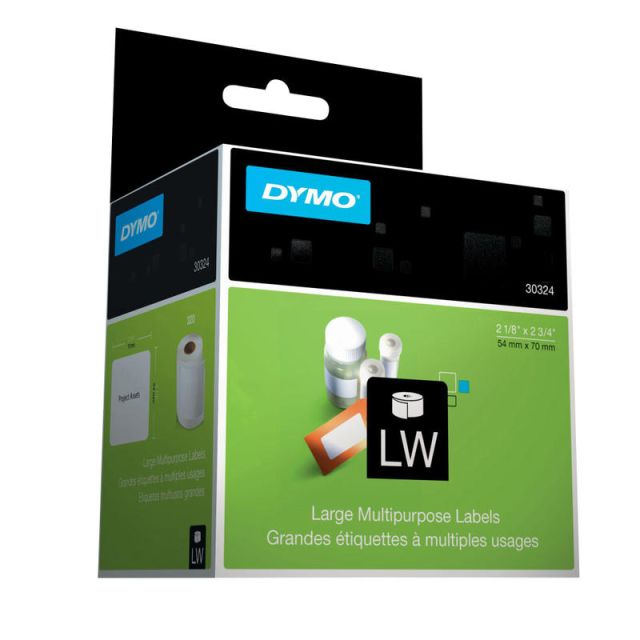 DYMO LabelWriter 30324 LabelWriter Labels, 2 1/8in x 2 3/4in (Min Order Qty 4) MPN:30324
