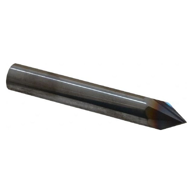 Chamfer Mill: 2 Flutes, Solid Carbide MPN:17004743
