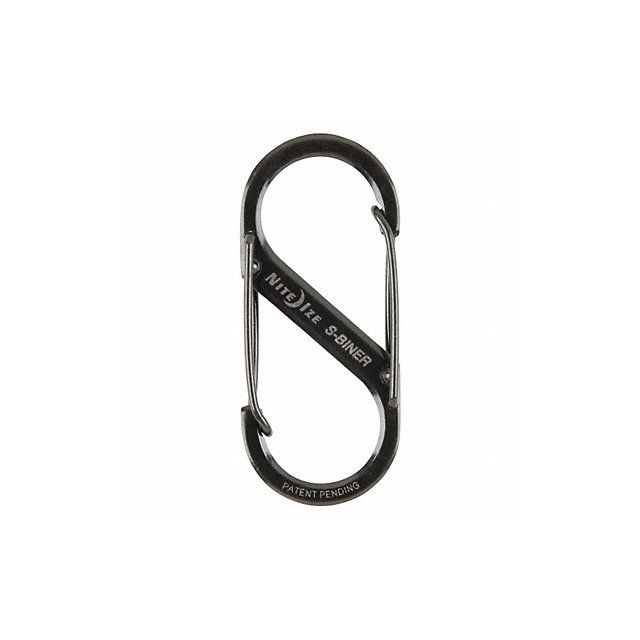 Double Gated Carabiner 2 in Black MPN:SB2-03-01
