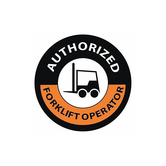 Authorized Forklift Operator Label PK25 MPN:HH63