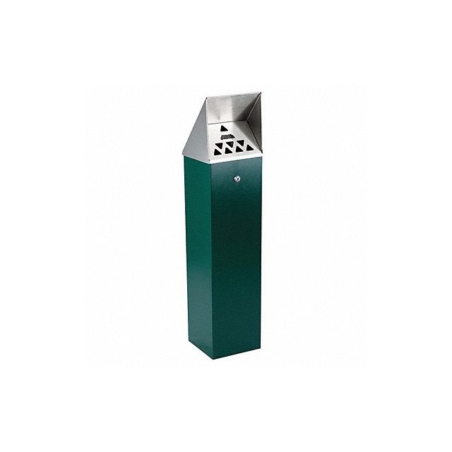 Cigarette Receptacle 1-3/4 gal Green MPN:HDD03