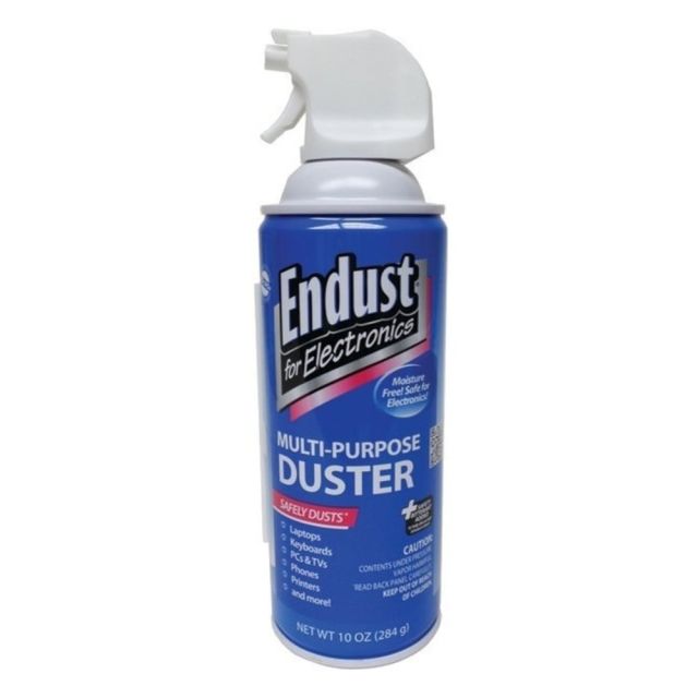 Endust 11384 Air Duster With Bitterant For Electronic Equipment, 10 Oz Can, Pack Of 3 (Min Order Qty 2) MPN:NOZ11384KIT