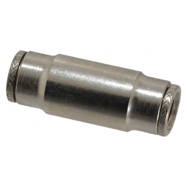 Push-To-Connect Tube to Tube Tube Fitting: Pneufit Union, Straight, 3/8
