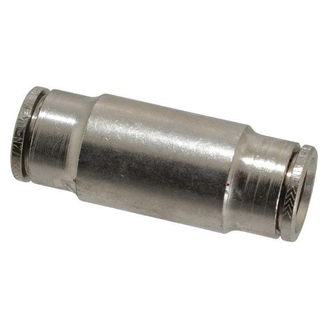 Push-To-Connect Tube to Tube Tube Fitting: Pneufit Union, Straight, 1/2