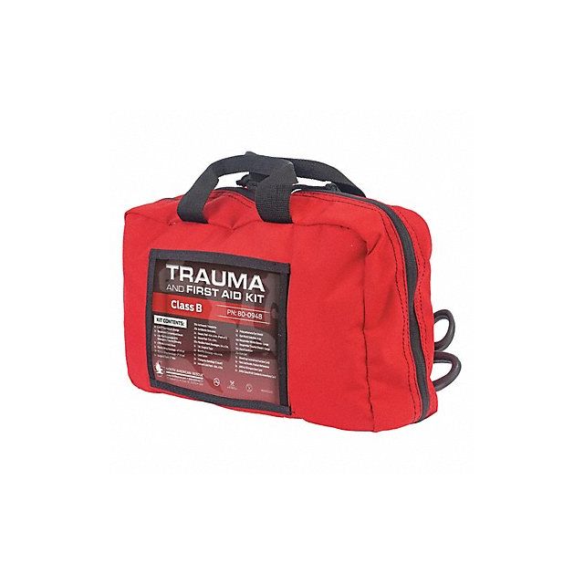 First Aid Trauma Kit Red MPN:80-0948