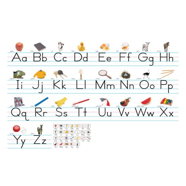 North Star Teacher Resources Photo Traditional Manuscript Alphabet Lines Bulletin Board Set, 7 5/8in X 14ft (Min Order Qty 4) MPN:NST9009