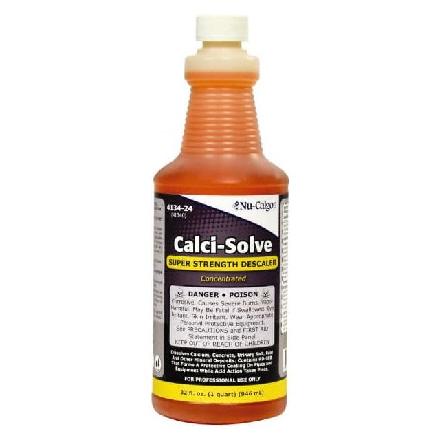 1 Qt Liquid Hydrochloric Acid Drain Cleaner 4134-24 Household Cleaning Supplies
