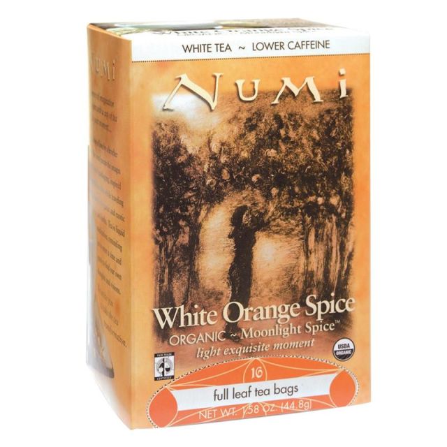 Numi Organic Orange Spice White Tea, Box Of 16 (Min Order Qty 8) MPN:10240