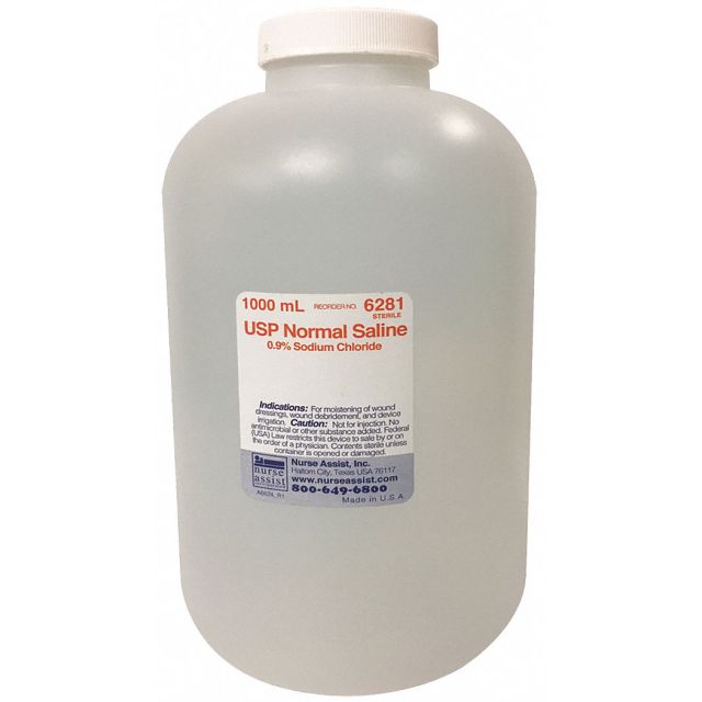 Irrigation Solution Bottle 32000 oz. 6281 Work Safety Protective Gear
