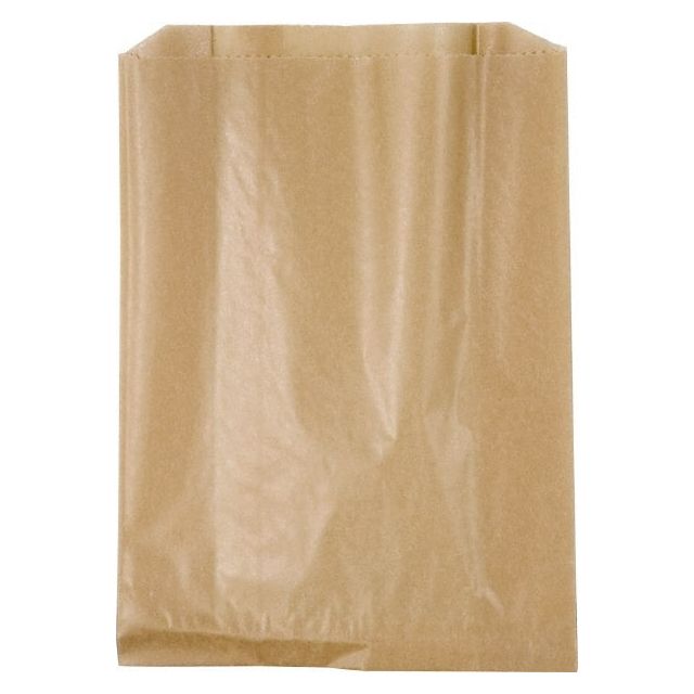 Pack of (500), Brown, Waxed Kraft Paper, Wax-Lined Paper Bags MPN:KL