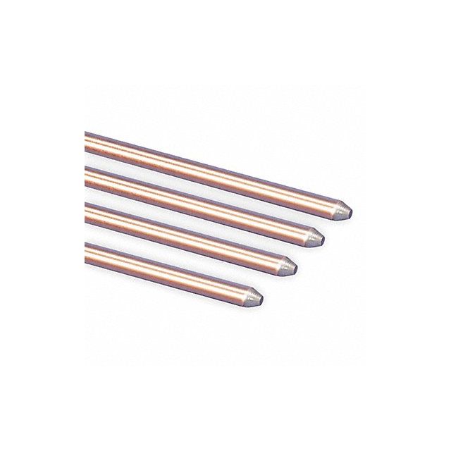 Pointed End Ground Rod Steel Over L 4ft MPN:615840
