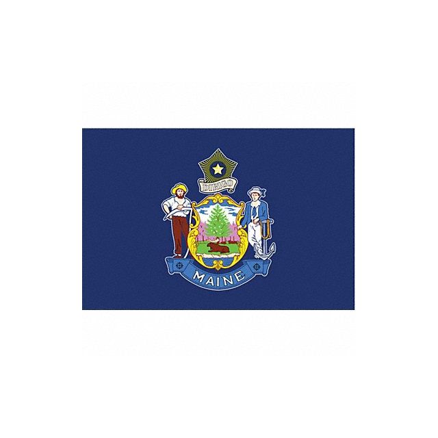 D3761 Maine State Flag 3x5 Ft MPN:142260