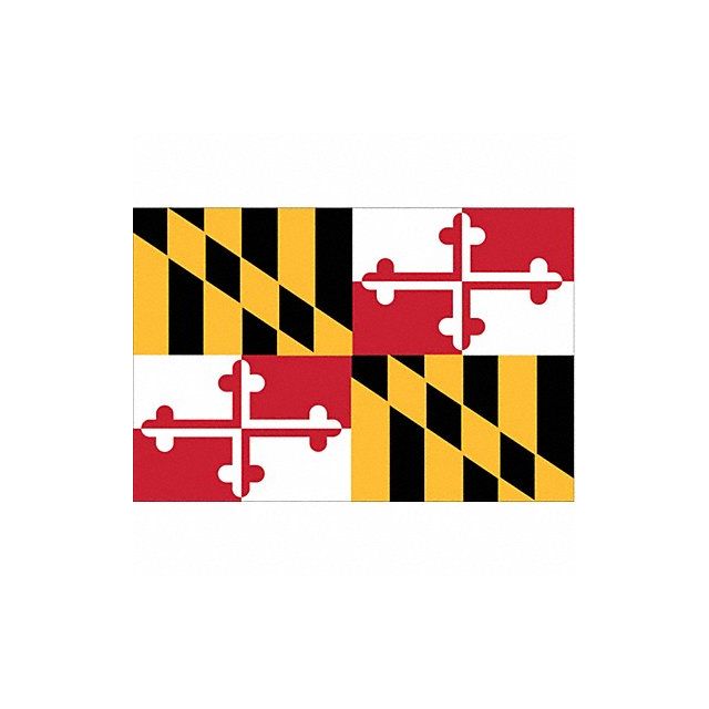 D3761 Maryland State Flag 3x5 Ft MPN:142360