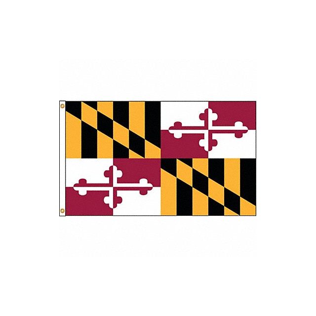 D3771 Maryland Flag 4x6 Ft Nylon MPN:142370