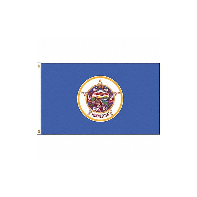 D3771 Minnesota Flag 4x6 Ft Nylon MPN:142770