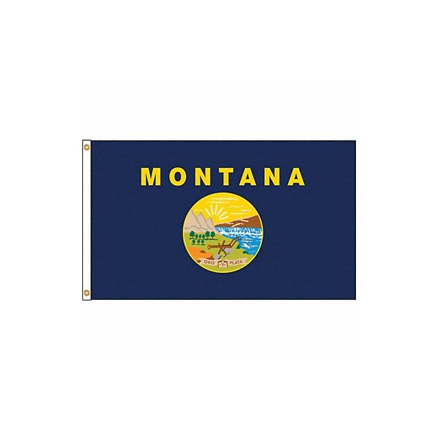D3772 Montana Flag 5x8 Ft Nylon MPN:143180