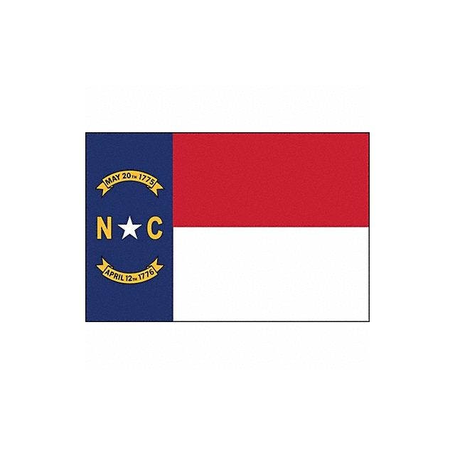 D3761 North Carolina State Flag 3x5 Ft MPN:143960