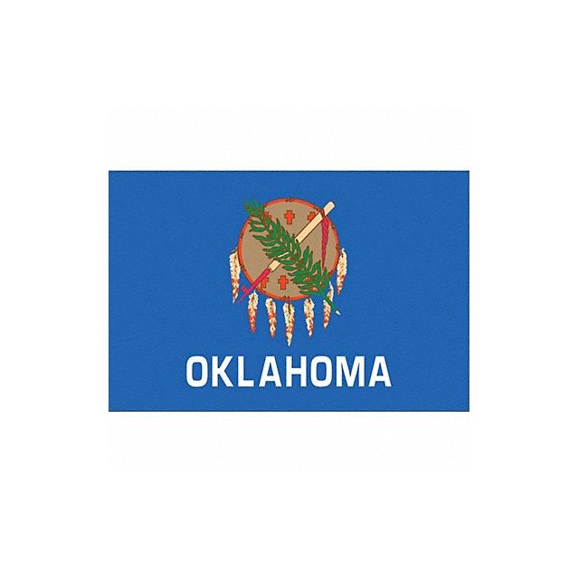 D3761 Oklahoma State Flag 3x5 Ft MPN:144360