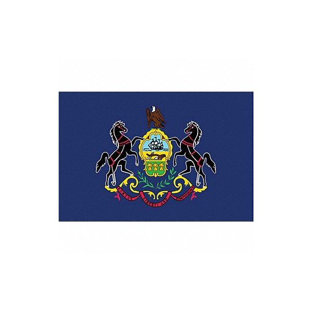 D3761 Pennsylvania State Flag 3x5 Ft MPN:144660