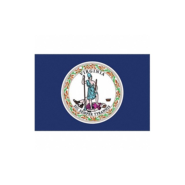 D3761 Virginia State Flag 3x5 Ft MPN:145660