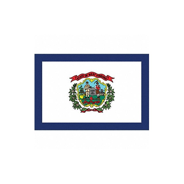 D3761 West Virginia State Flag 3x5 Ft MPN:145860