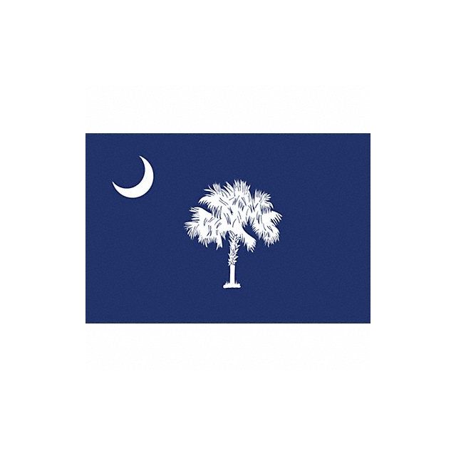 D3761 South Carolina State Flag 3x5 Ft MPN:2062