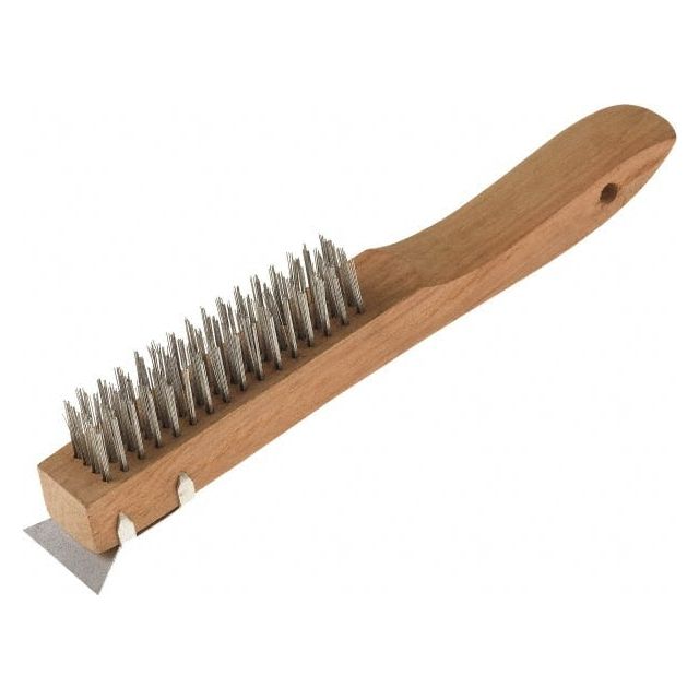 Wire Duster Brush, 16 Rows, 4 Columns, Steel MPN:96531