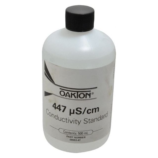 Conductivity Calibration Solutions & Solutions Sets, Type: Conductivity/TDS Solution Pint Bottle , Conductivity: 447 5S , Accuracy (%): 1.0  MPN:WD00653-47