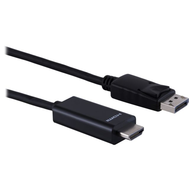Ativa DisplayPort to HDMI Cable, 6ft, Black, 36546 (Min Order Qty 5) MPN:36546