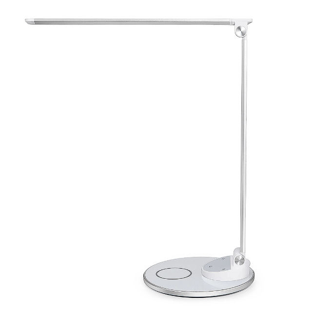 WorkPro LED USB Desk Lamp with Qi Certified Wireless Charger, 16-1/2